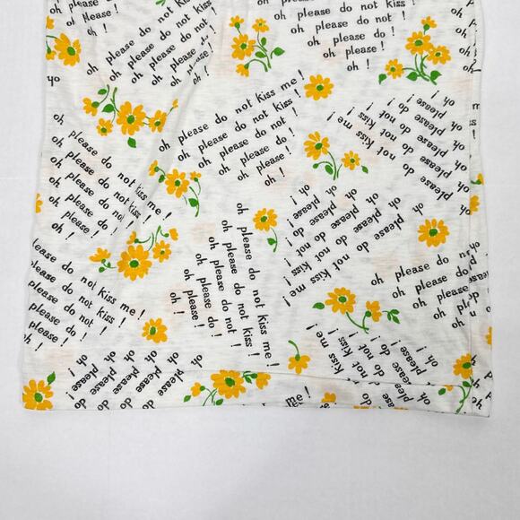 Vintage 70s Katz Underground Top Oh Please Do Not Kiss Me‎ Print - Picture 5 of 8